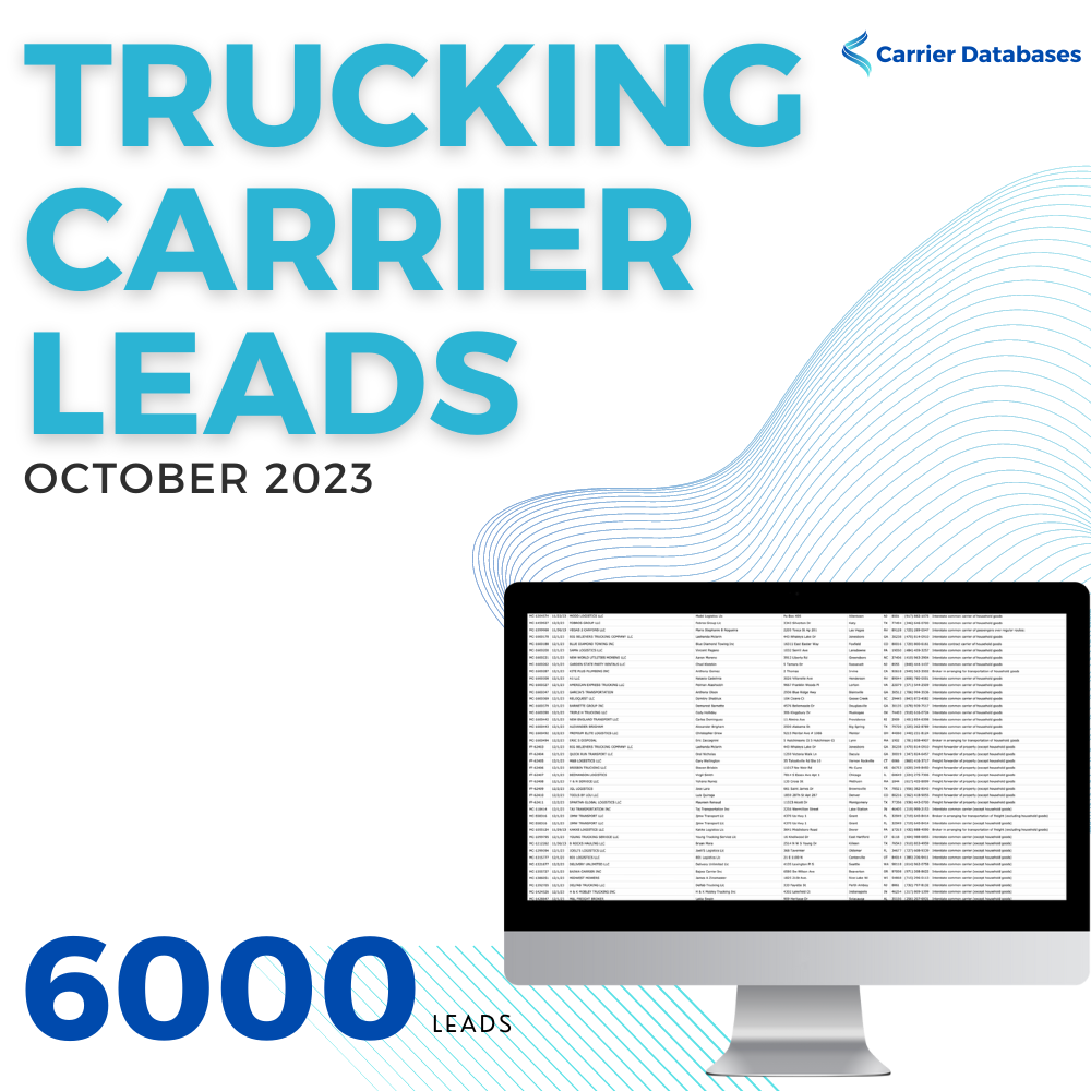 Success in Trucking with Exclusive Offers from Carrier Databases!