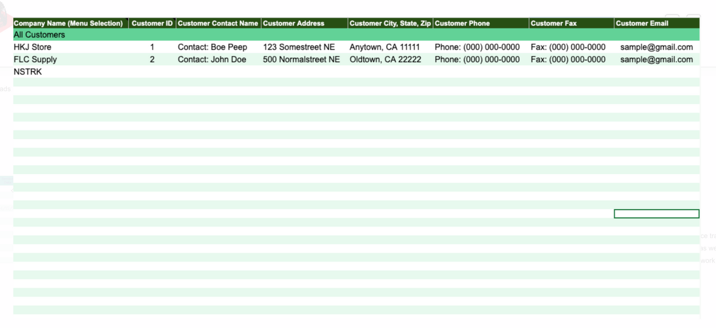 Invoice Tracker Template - For Dispatchers - Carrier Databases Leads