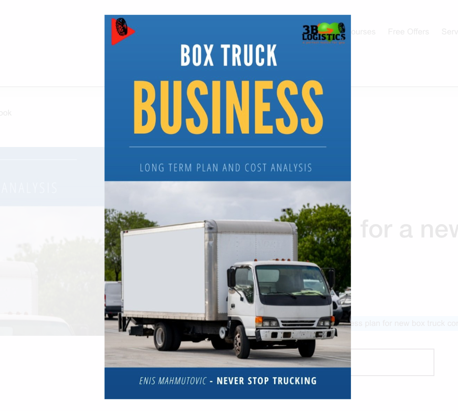 Business Plan for a New Box Truck start up business - Carrier Databases Leads