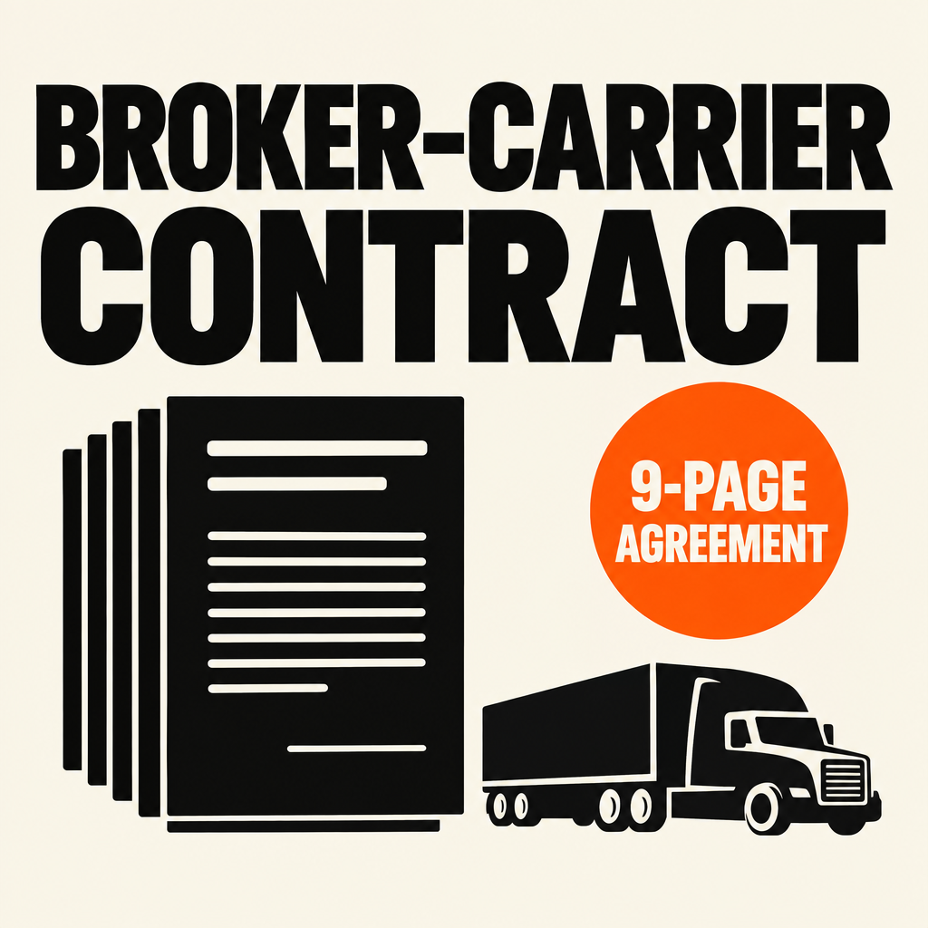 Broker-carrier contract editorial cover