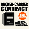 Broker-carrier contract editorial cover