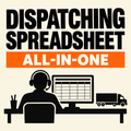 Dispatching spreadsheet editorial cover