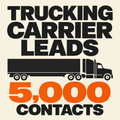 Editorial cover for 5,000 trucking carrier leads with a truck silhouette