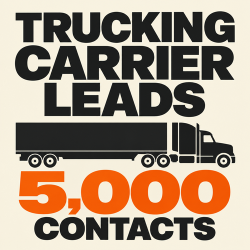 Editorial cover for 5,000 trucking carrier leads with a truck silhouette