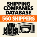 Editorial cover for shipping companies database, 560 shippers