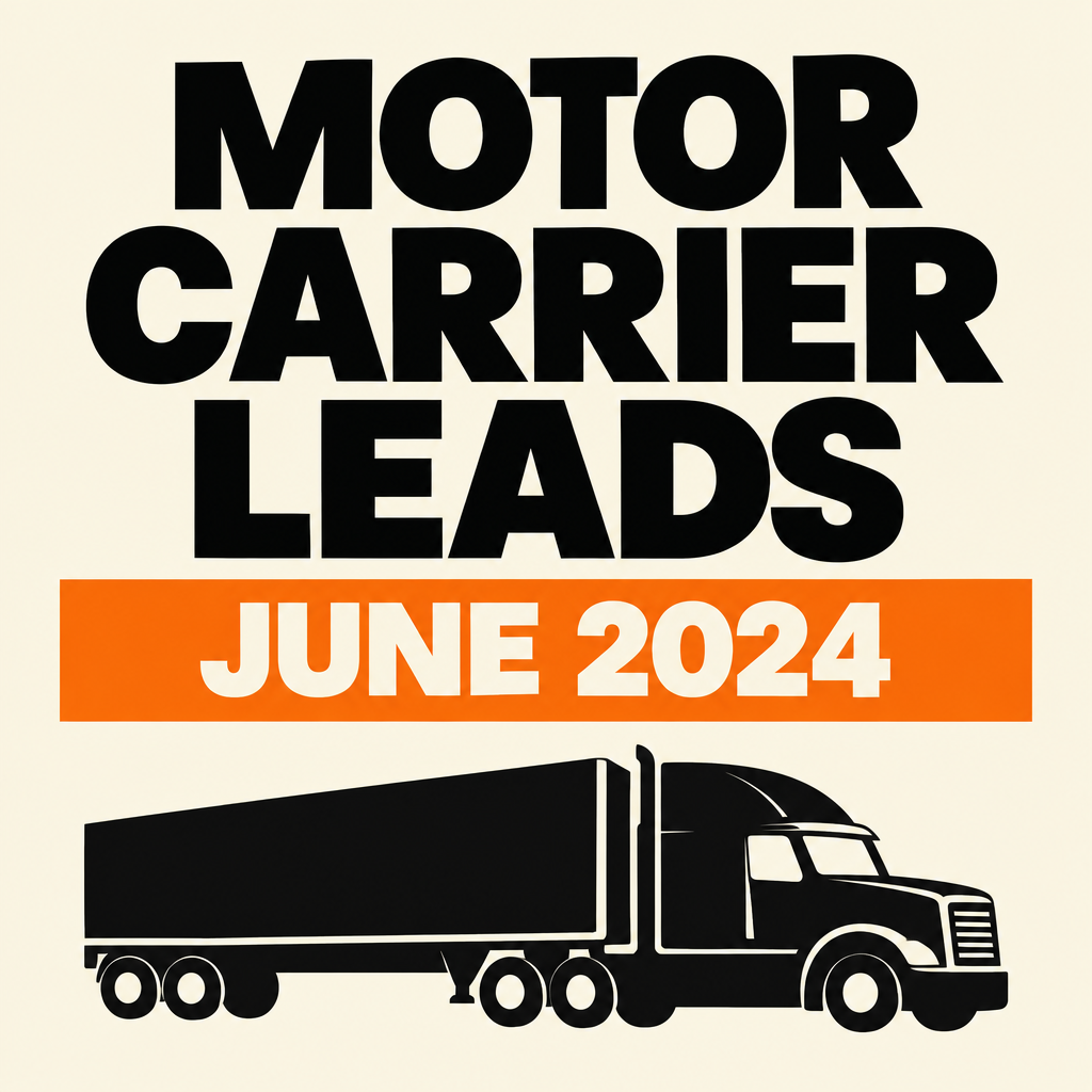 Editorial cover for June 2024 motor carrier leads