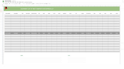 All in one Dispatching/Trucking Spreadsheet - Carrier Databases Leads