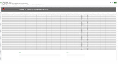 All in one Dispatching/Trucking Spreadsheet - Carrier Databases Leads