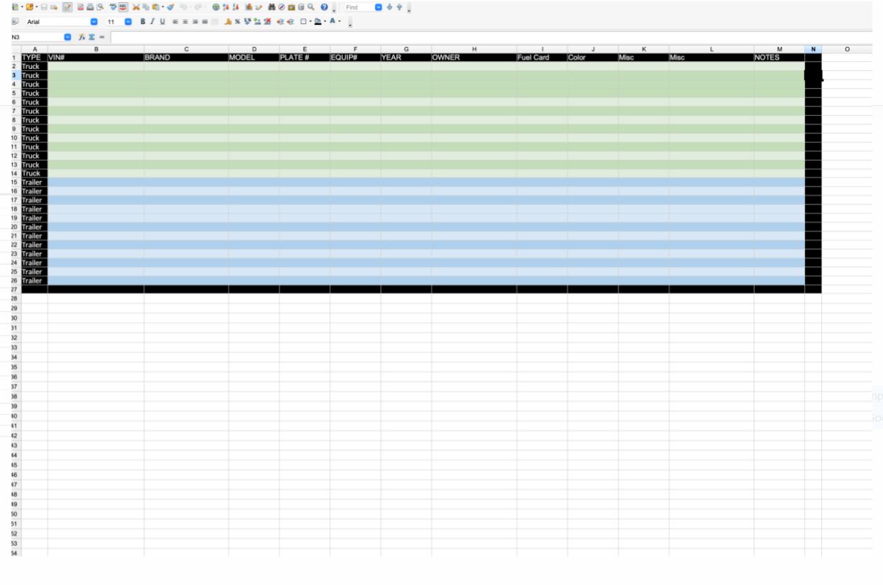 Dispatcher Templates - Carrier Databases Leads