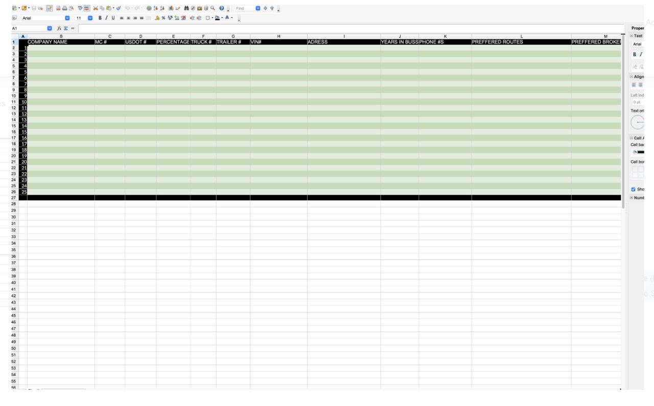 Dispatcher Templates - Carrier Databases Leads